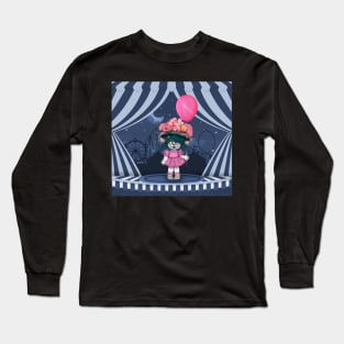 Skeleton girl and balloon Long Sleeve T-Shirt